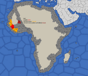 Map showing Mali's 1419 starting position