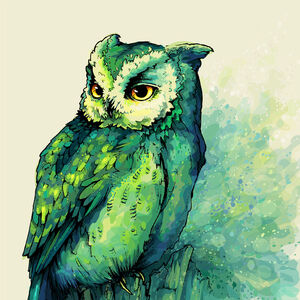 Tumblr static owl