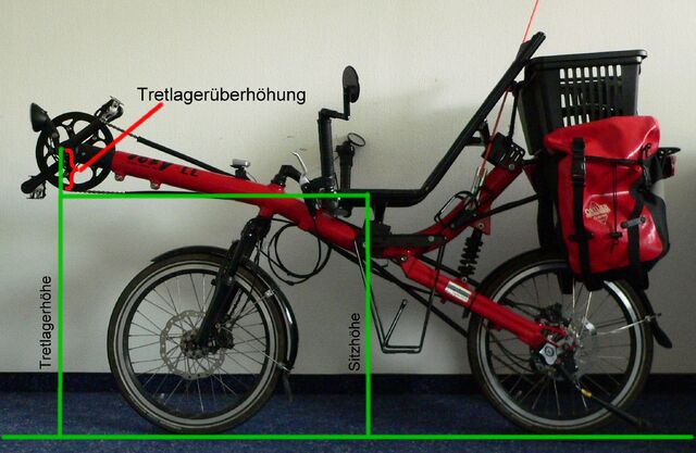 Datei:Tretlagerueberhoehung Liegerad.jpg