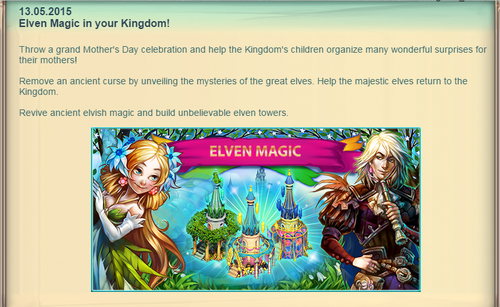 Fairy Kingdom --Elven Magic Announcement