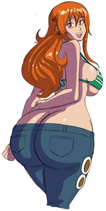 Image Big Bump Timeskip Nami By Axel Rosered png Fairy One Piece 