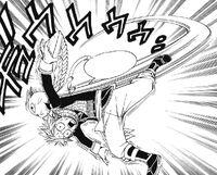 Happy saves Natsu