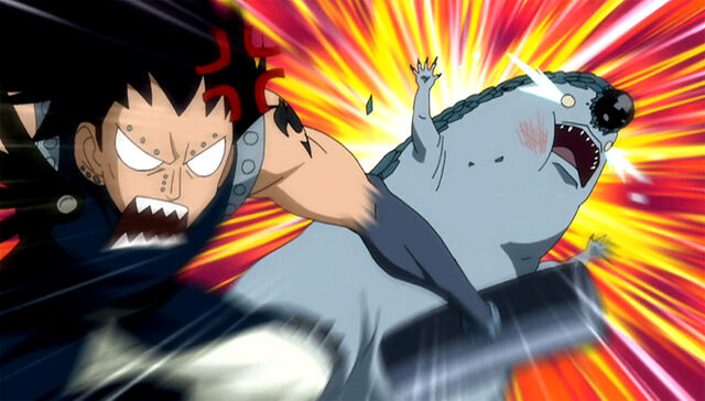 File:Gajeel beats monster.jpg