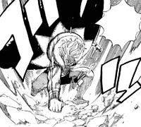 Gildarts destroys the surroundings