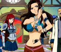 Cana destroys the Call Gildarts Card