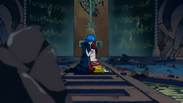 File:Jellal and Erza hugging.png