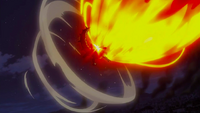 Natsu's explosive attack