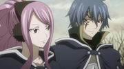Jellal and Meredy smile