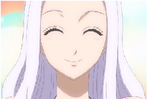Mira Smiles at Gray