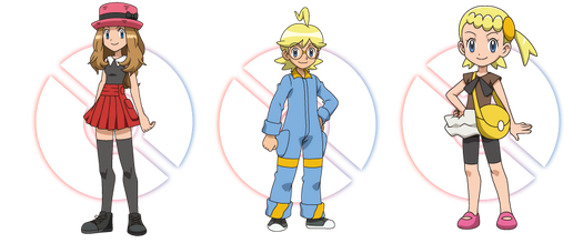Clemont, Serena y Bonnie