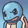 Cara angustiada de Squirtle
