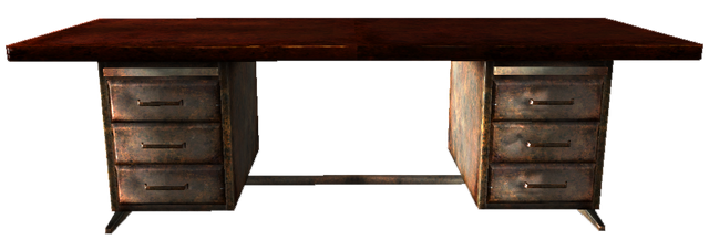 File:Wooden office desk.png
