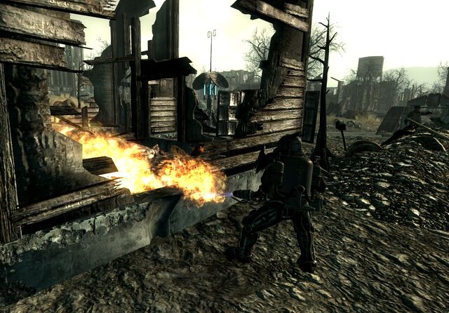 File:Enclave troop burning Ghouls National Guard depot.jpg