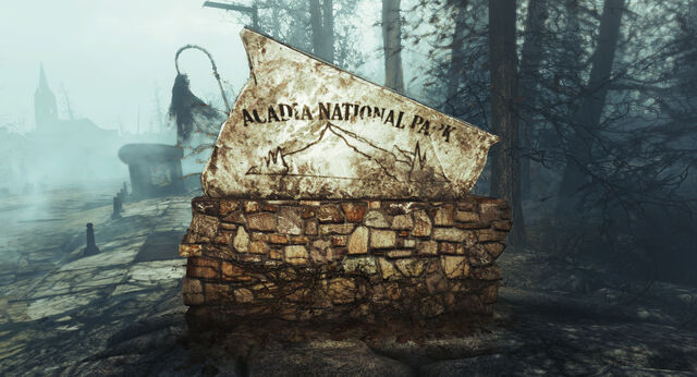 File:AcadiaNationalParkSign-FarHarbor.jpg