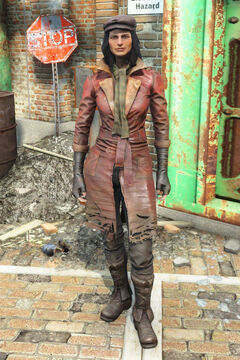 File:Red leather trench coat.jpg