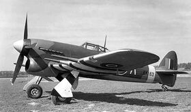 British fighter plane