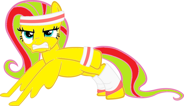 Archivo:005 fluttershy push ups vector by exe2001-d4tzpqr.png