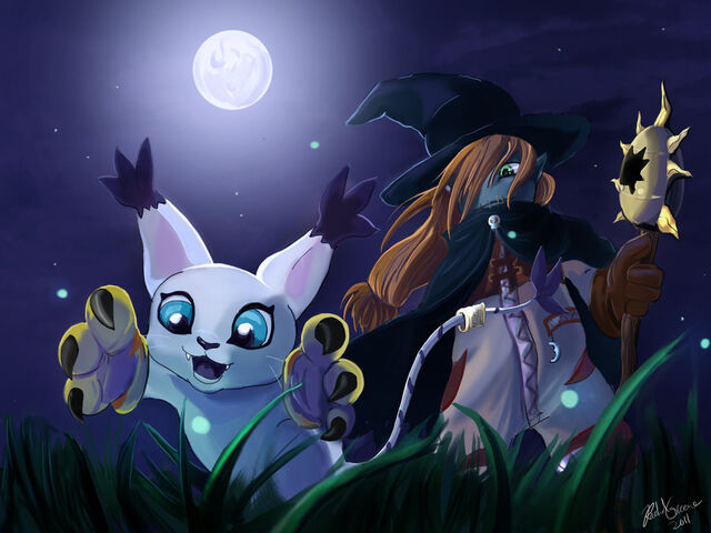 File:Wizardmon and Gatomon.jpg
