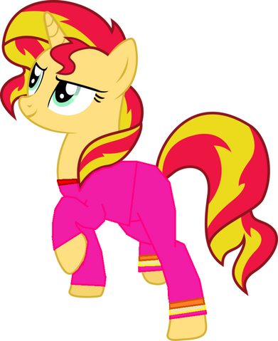 File:Sunset Shimmer pjs.png