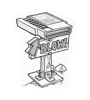 Peso arcade blow cartridge