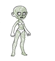 Female zombie