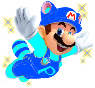 P-Raccoon Mario