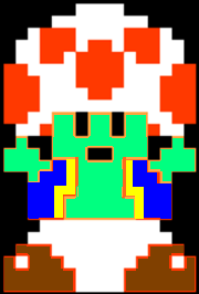 File:8-Bit Toad (Modern Style).png