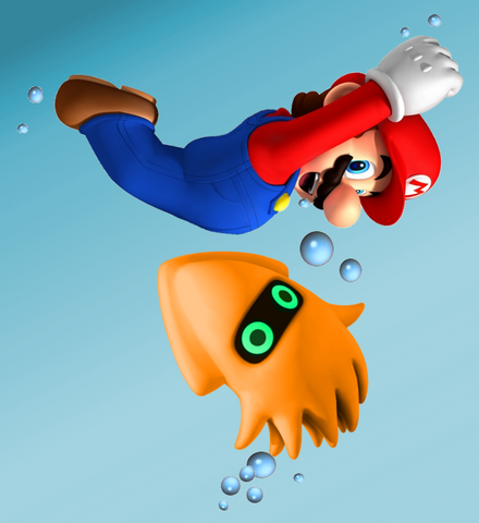 File:Swimming Mario and Bloop.png