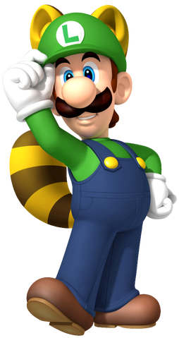 File:Raccoon Luigi SM3DW.png
