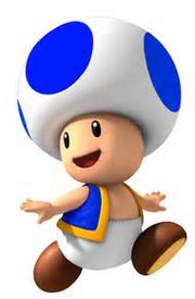 Blue Toad Mario's Partner