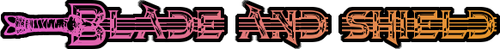Blade and shield logo
