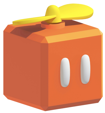 File:Orange Propeller block SM3DL.png
