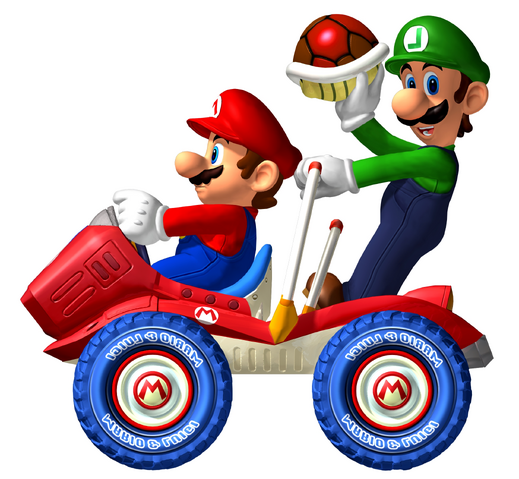 File:Mario and Luigi MKW2!!.png