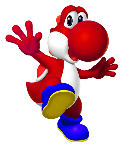 File:Red Yoshi YBA.png