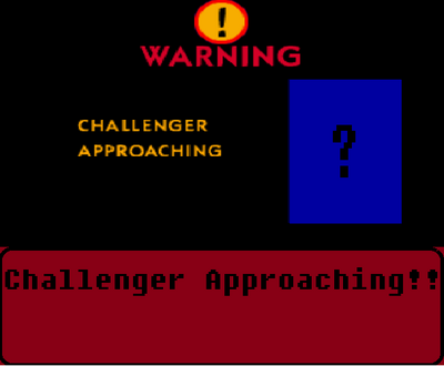 Challenger approaching