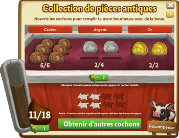 Collection de pièces