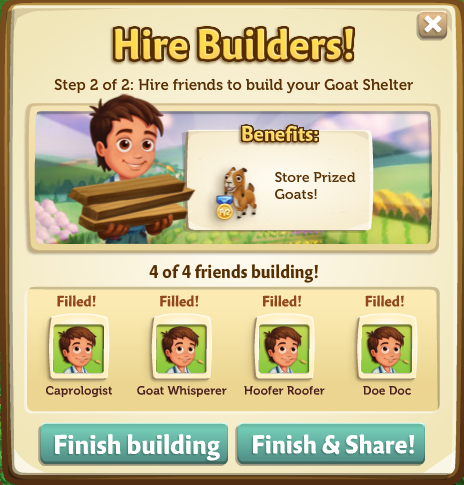 Goat Shelter building phase 2