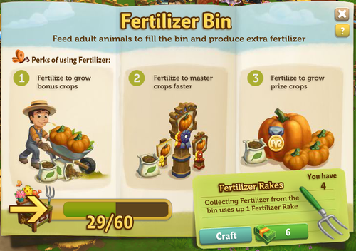 Fertilizer Bin working