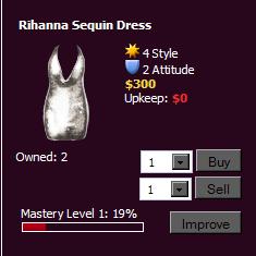 Rihanna Sequin Dress