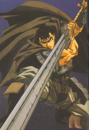 Berserk - Guts as seen wielding the Pre-Dragonslayer Sword