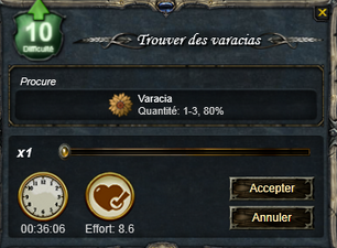Varacia tâche