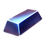 Blue metalic block