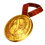 Gold nero medal