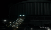 The Arena is all lit up