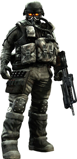 A soldier from killzone