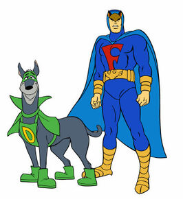 Dynomutt and blue falcon