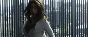 Olivia before she gets fell trough the building