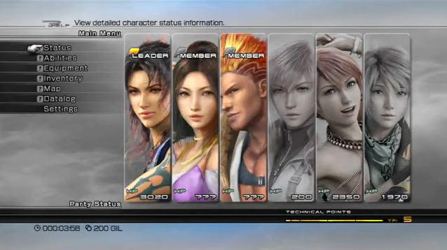 Menu (Final Fantasy XIII) | Final Fantasy Wiki | Fandom powered by Wikia