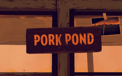 Pork Pond Sign