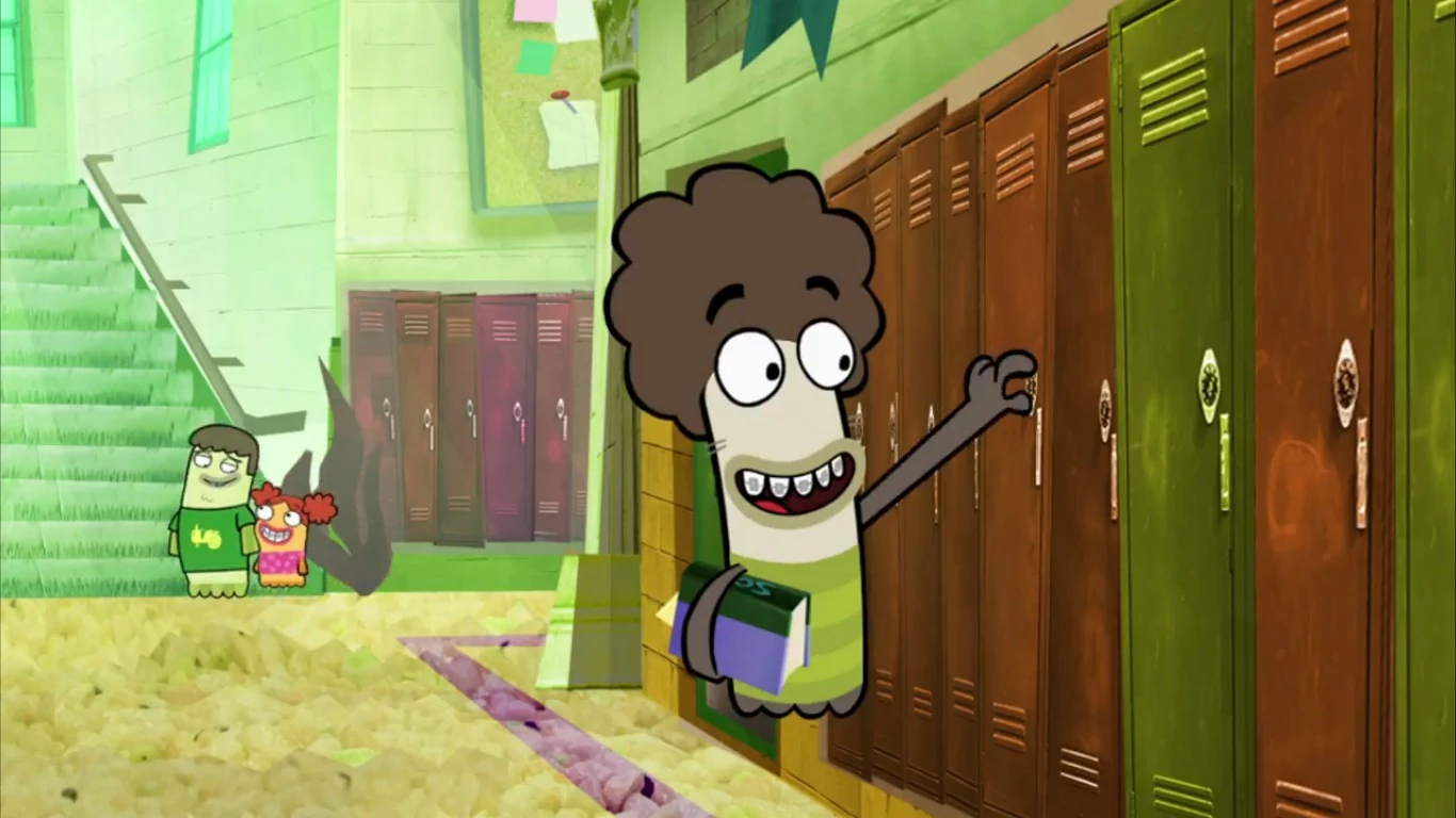 Image Oscar opening locker.jpg Fish Hooks Wiki FANDOM powered by